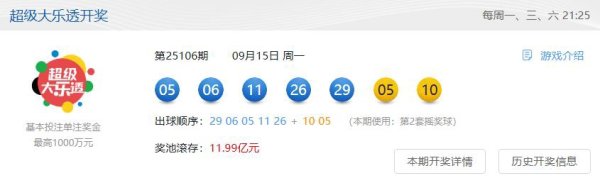 天创网 普陀、浦东购彩者中大乐透第25106期大乐透基础一等奖